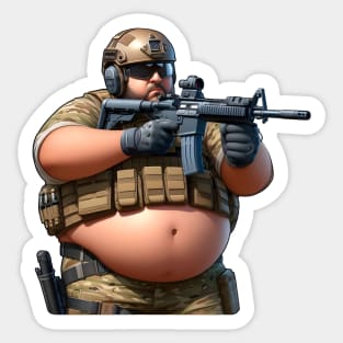 Tactical Fatman Sticker